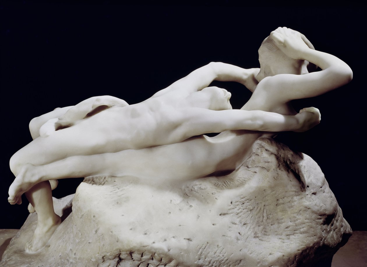 Escape Love, c.1887-1900 (mármore) de Auguste Rodin
