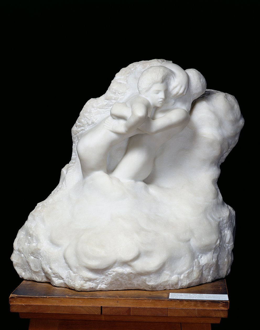 Paolo e Francesca nas nuvens, 1904 (mármore) de Auguste Rodin