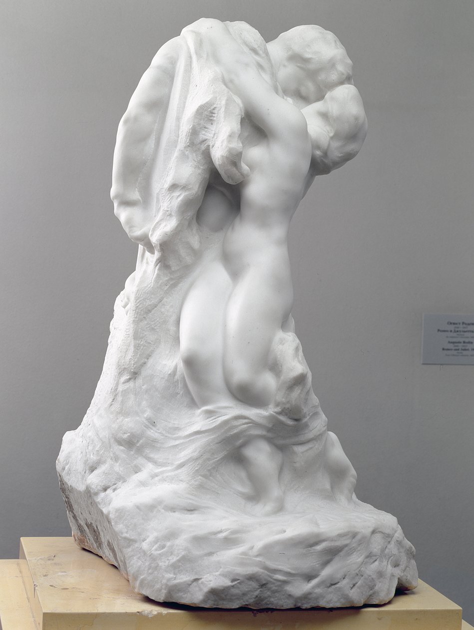 Romeu e Julieta, 1905 (mármore) (ver 195199) de Auguste Rodin