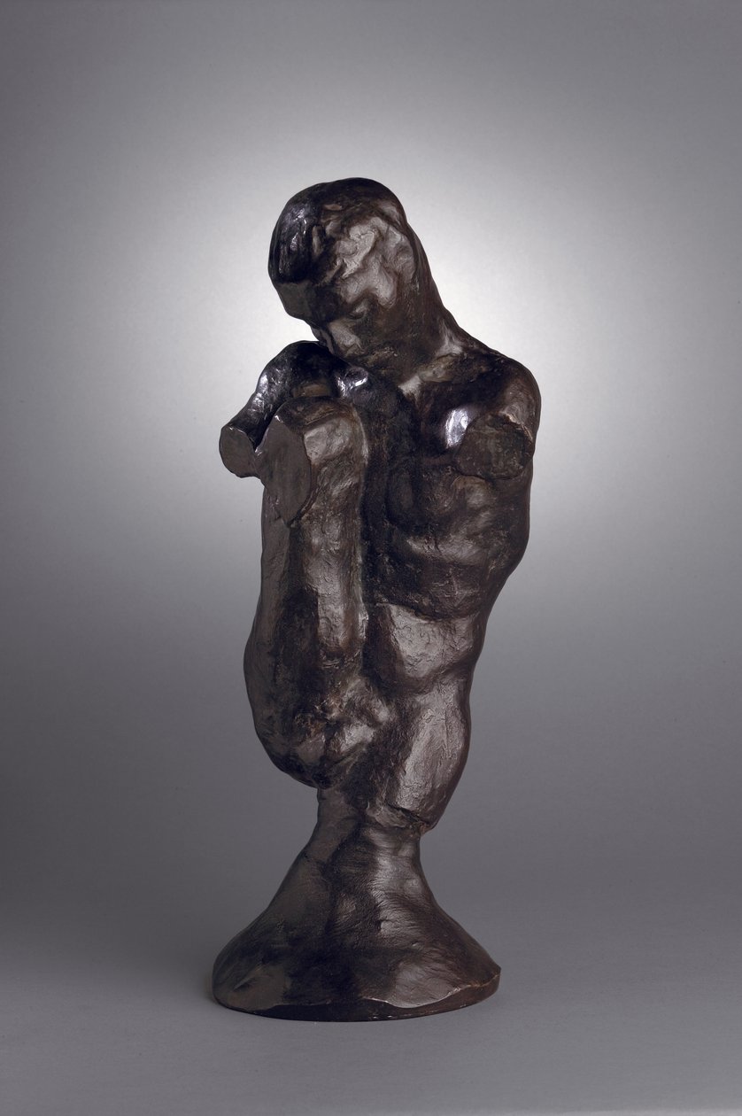 Estudo para Polyphemus, 1880 (cast 1970) (bronze) de Auguste Rodin