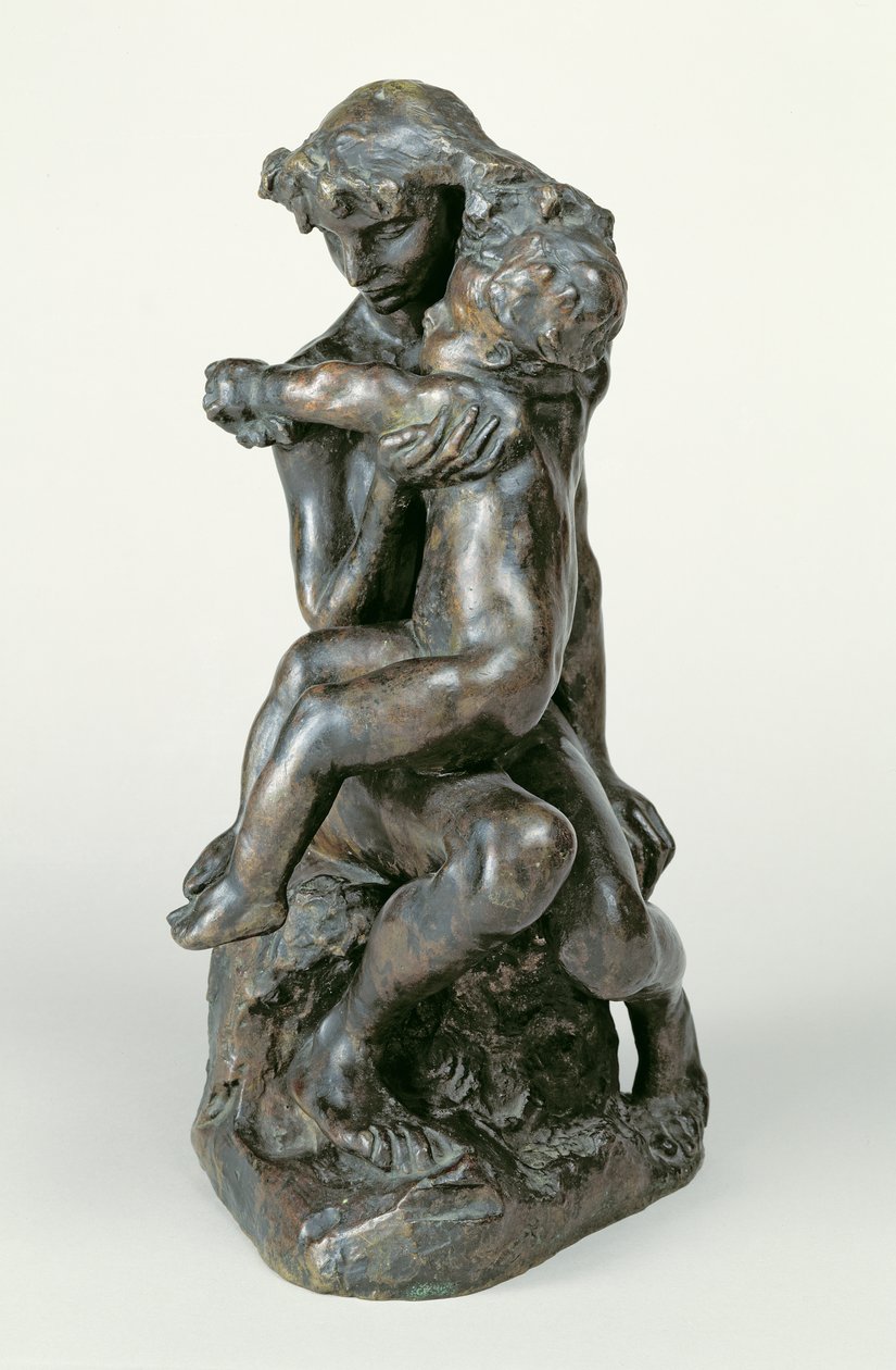 O irmão e a irmã, c.1890 (bronze) de Auguste Rodin