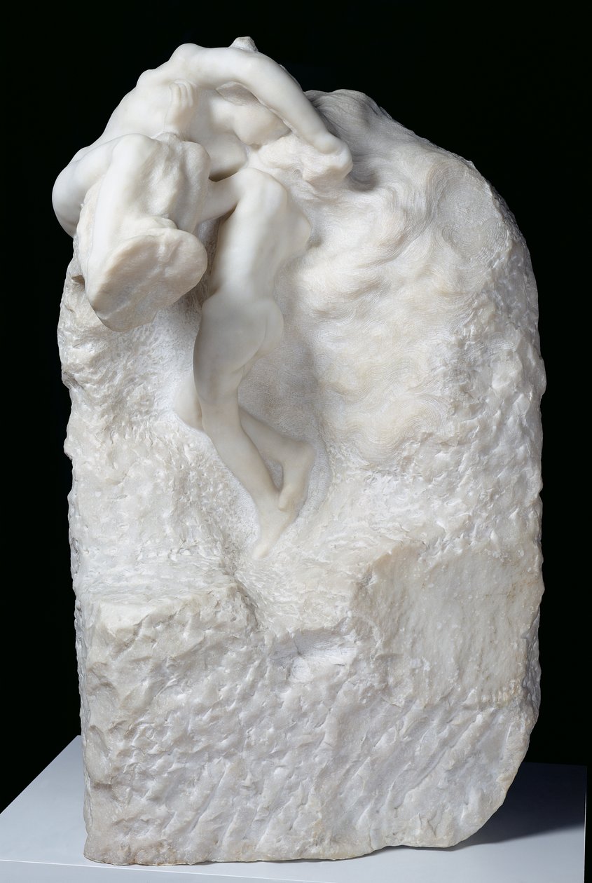 A Terra e a Lua, 1899 (mármore) de Auguste Rodin