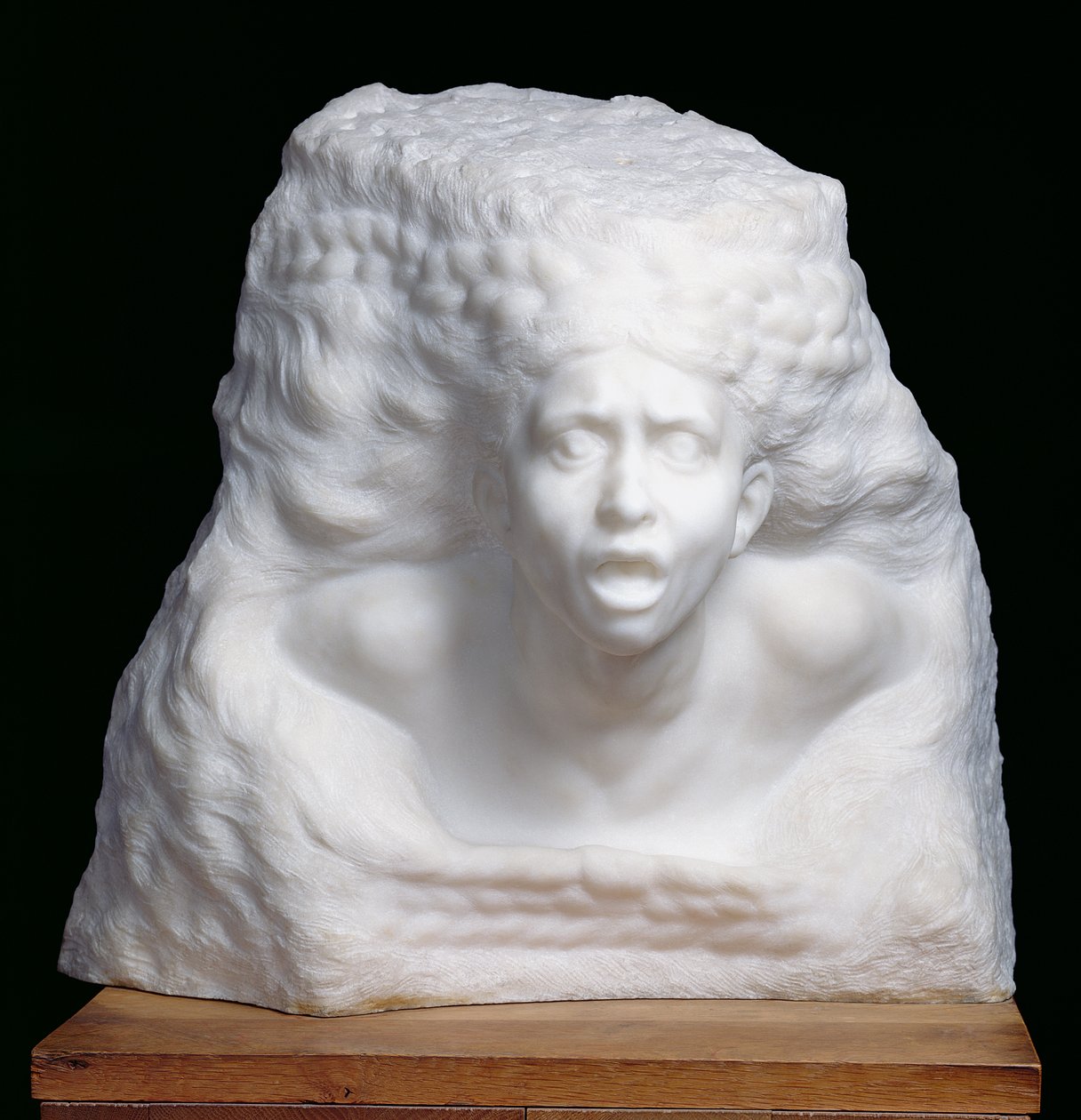 A tempestade, 1886-1901 (mármore) de Auguste Rodin