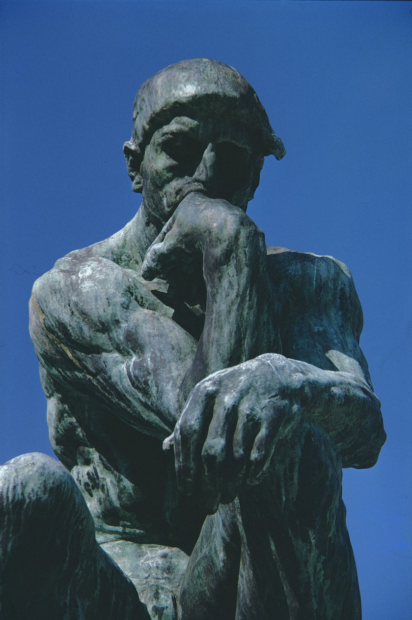 O Pensador (bronze) de Auguste Rodin
