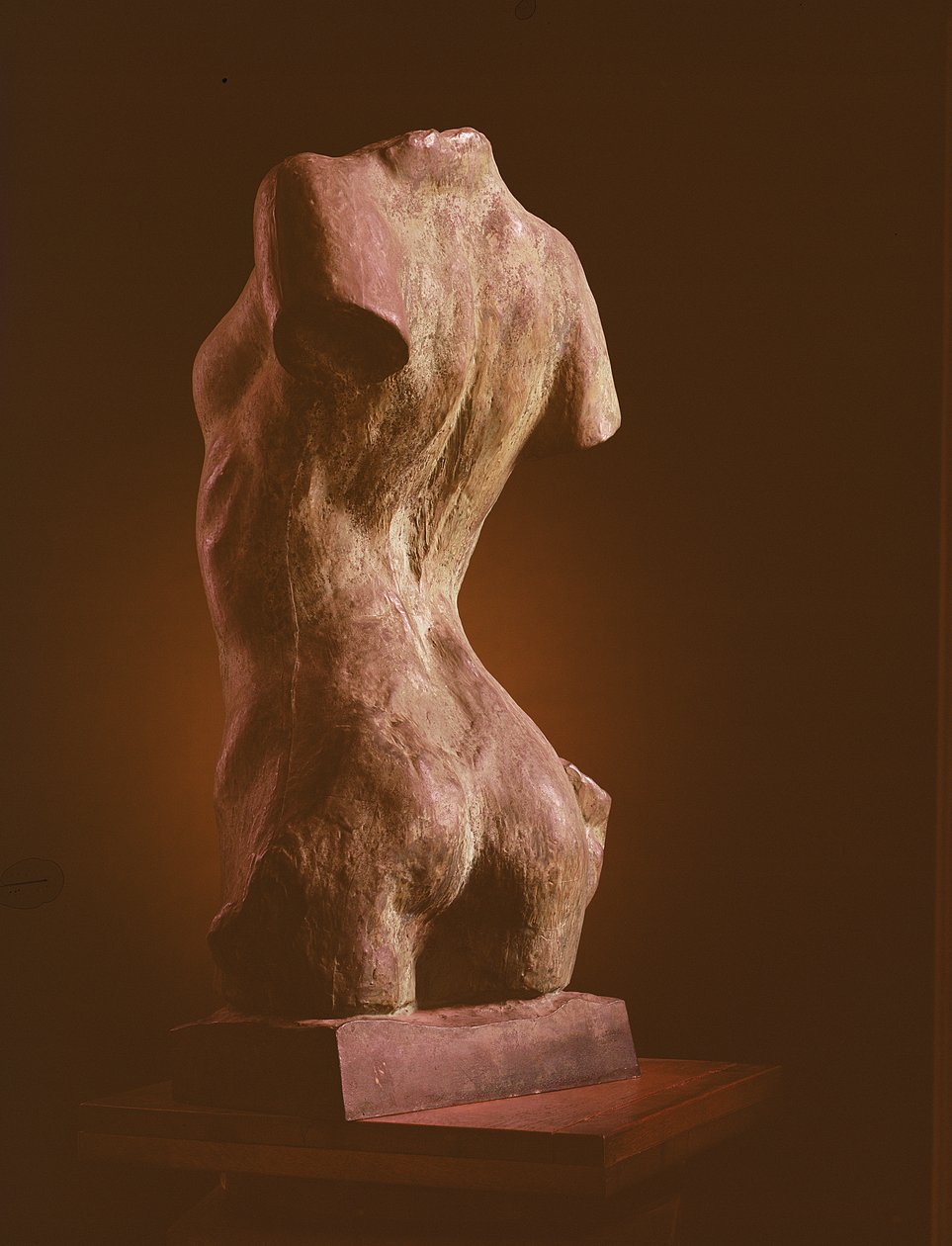 Torso de uma jovem mulher, 1909 (bronze) de Auguste Rodin