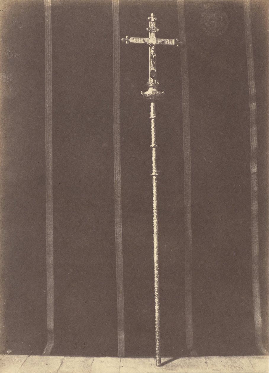 Jerusalém. Cruz de prata cinzelada, doada por Luís XIII à Igreja do Santo Sepulcro de Auguste Salzmann