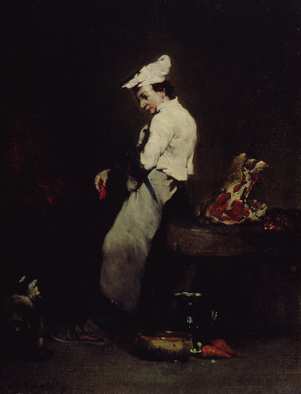O jovem cozinheiro de Auguste Theodule Ribot