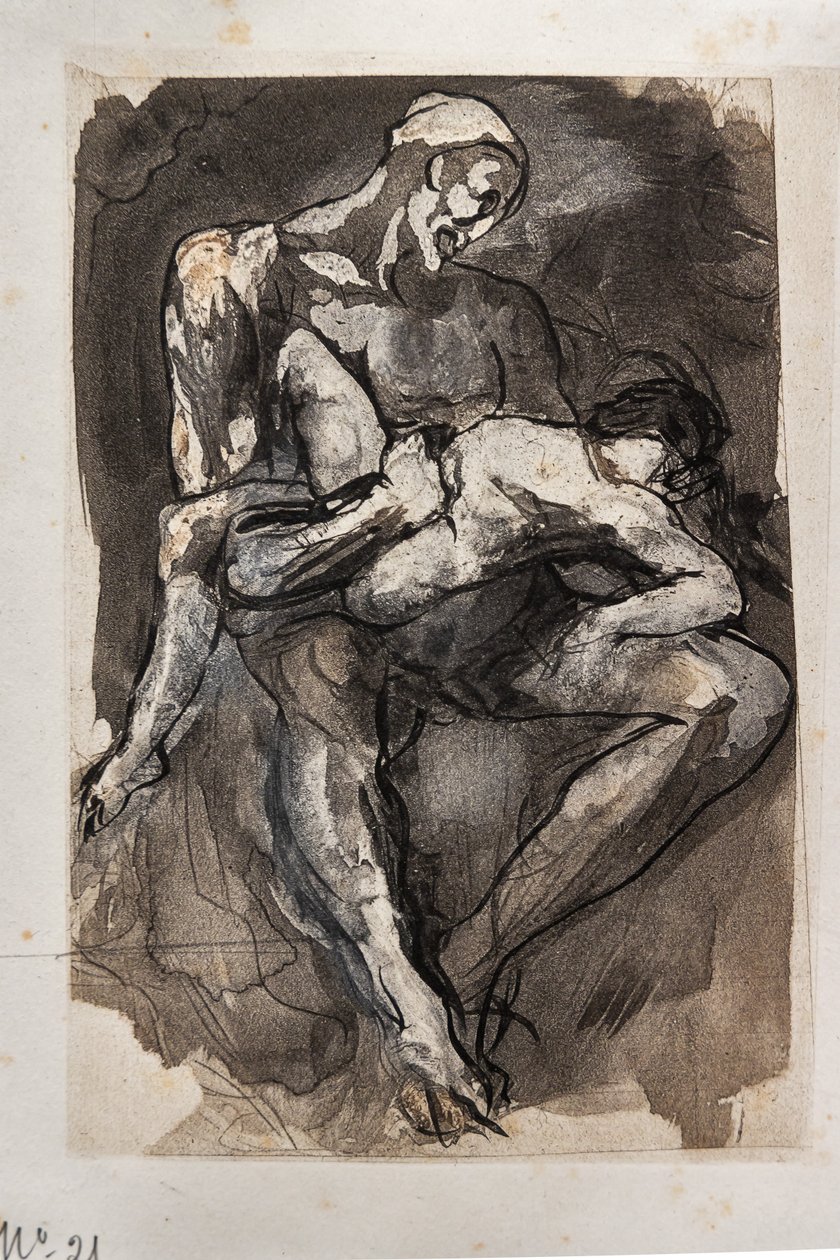 Conde Ugolino na prisão de Auguste (after) Rodin