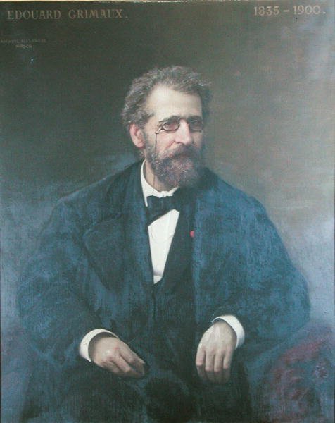 Edouard Grimaux (1835-1900) (óleo sobre tela) de Auguste Alexandre Hirsch