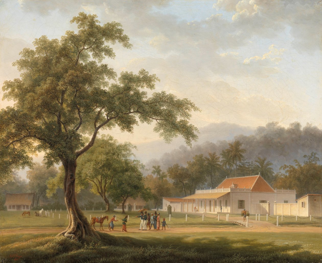 Casa do Assistente Residente de Banyuwangi, Java Oriental (Jawa Timur) de Auguste Antoine Joseph Payen