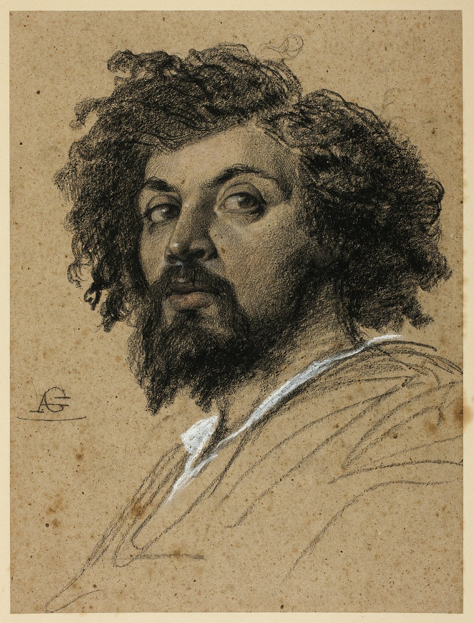 Auto-retrato de Auguste Barthelemy Glaize