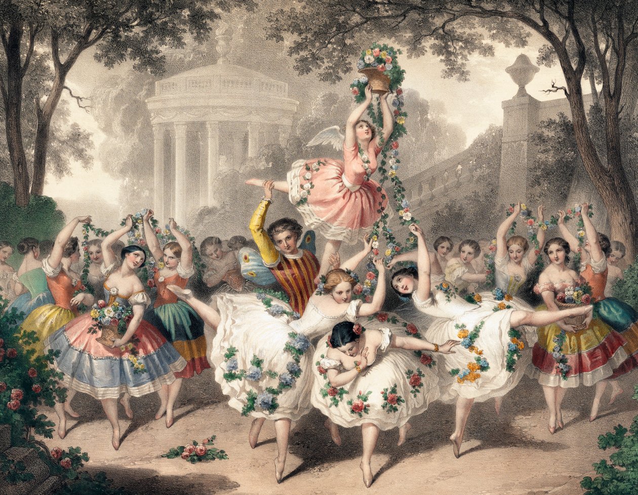 Um Ballet na Ópera, do artista francês Pierre-Auguste Belin de Auguste Belin
