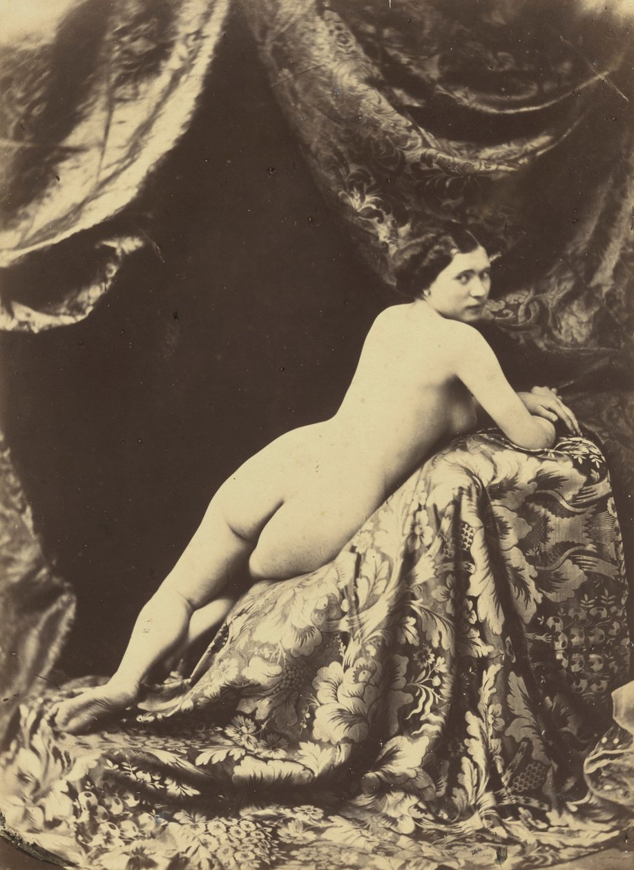 Estudo do nu,c. 1855 (foto) de Auguste Belloc