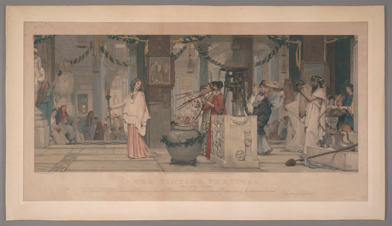 O Festival Vintage: Roma Antiga de Auguste Blanchard