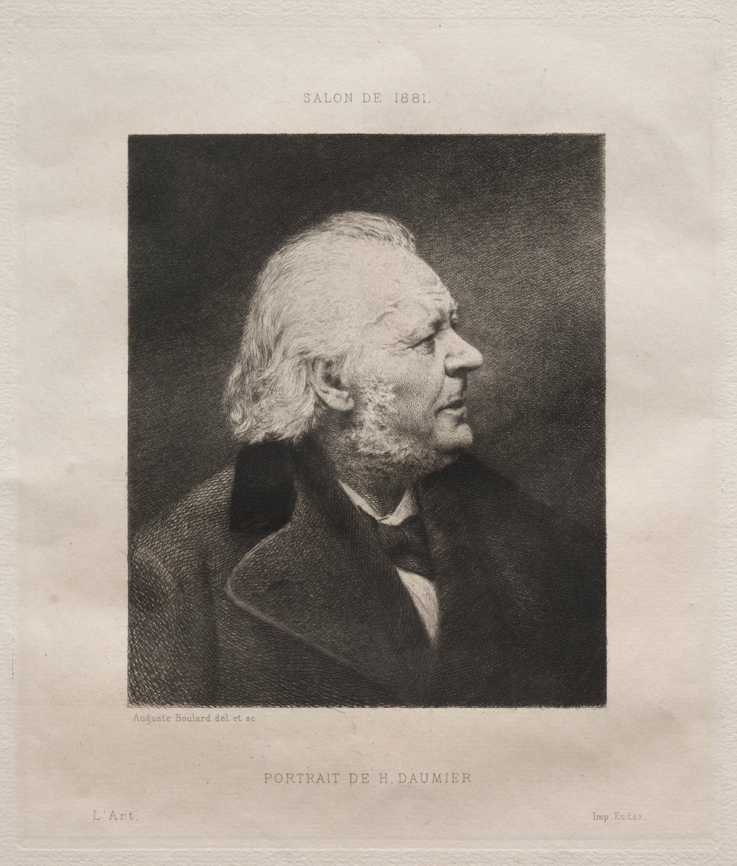Honoré Daumier, 1881. de Auguste Boulard
