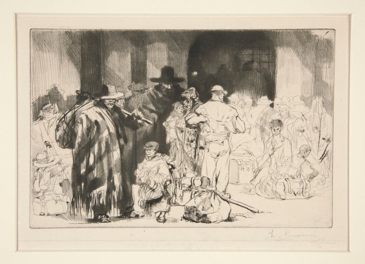 Os ?migrantes de Auguste Brouet