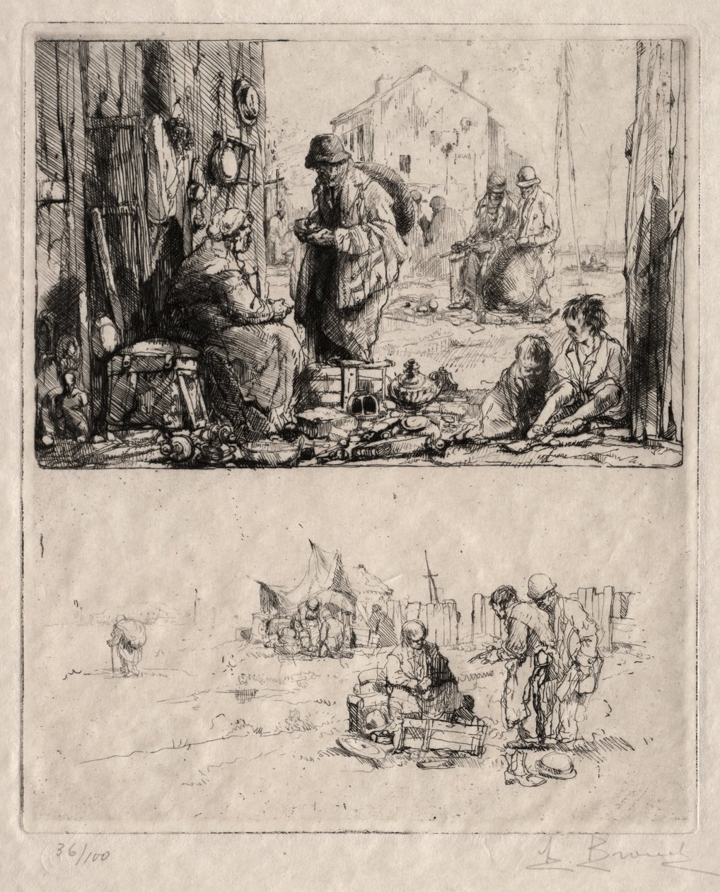 Sobre as fortificações de Saint-Ouen de Auguste Brouet