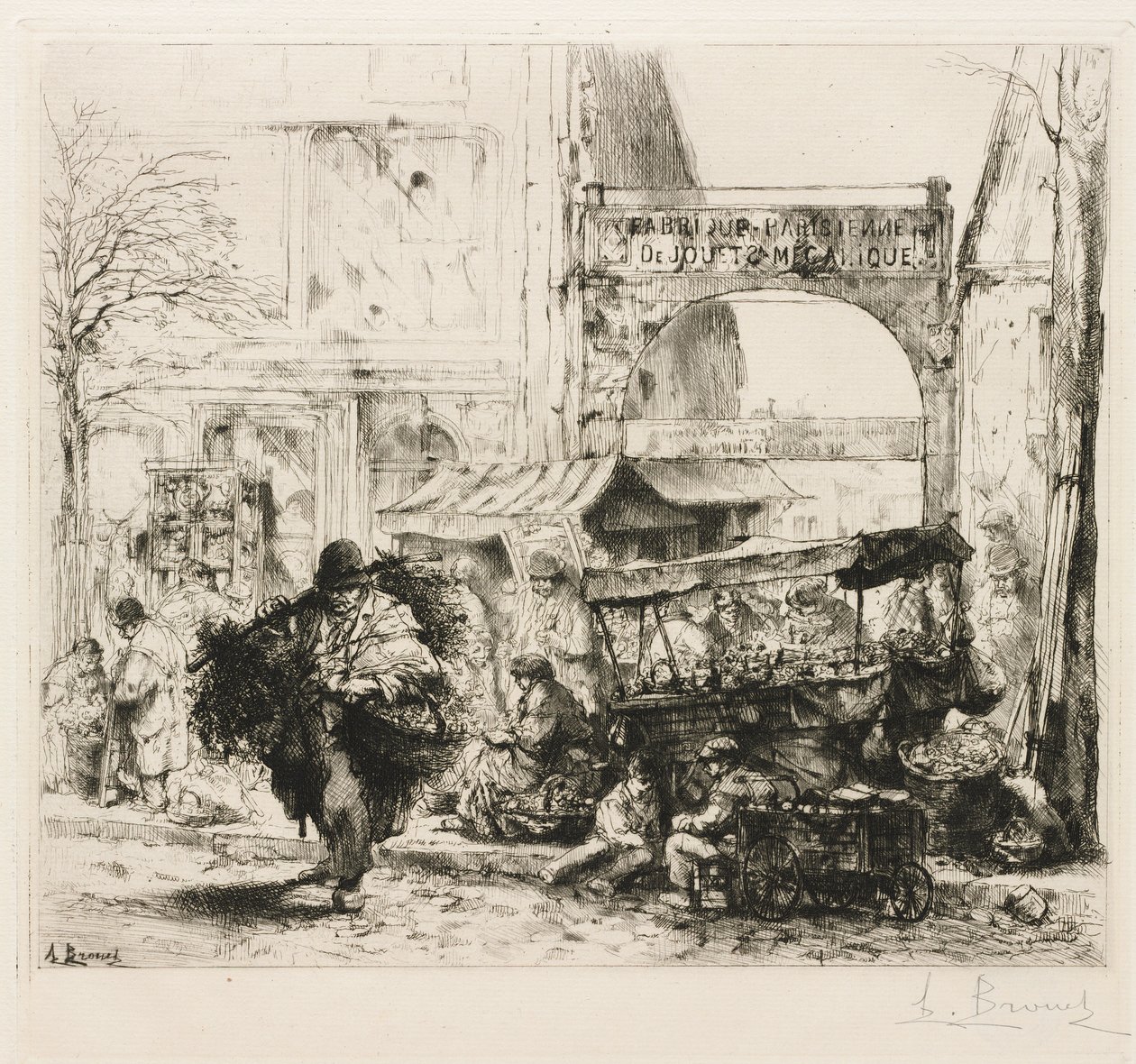 A Matinee Avenue de Clichy de Auguste Brouet