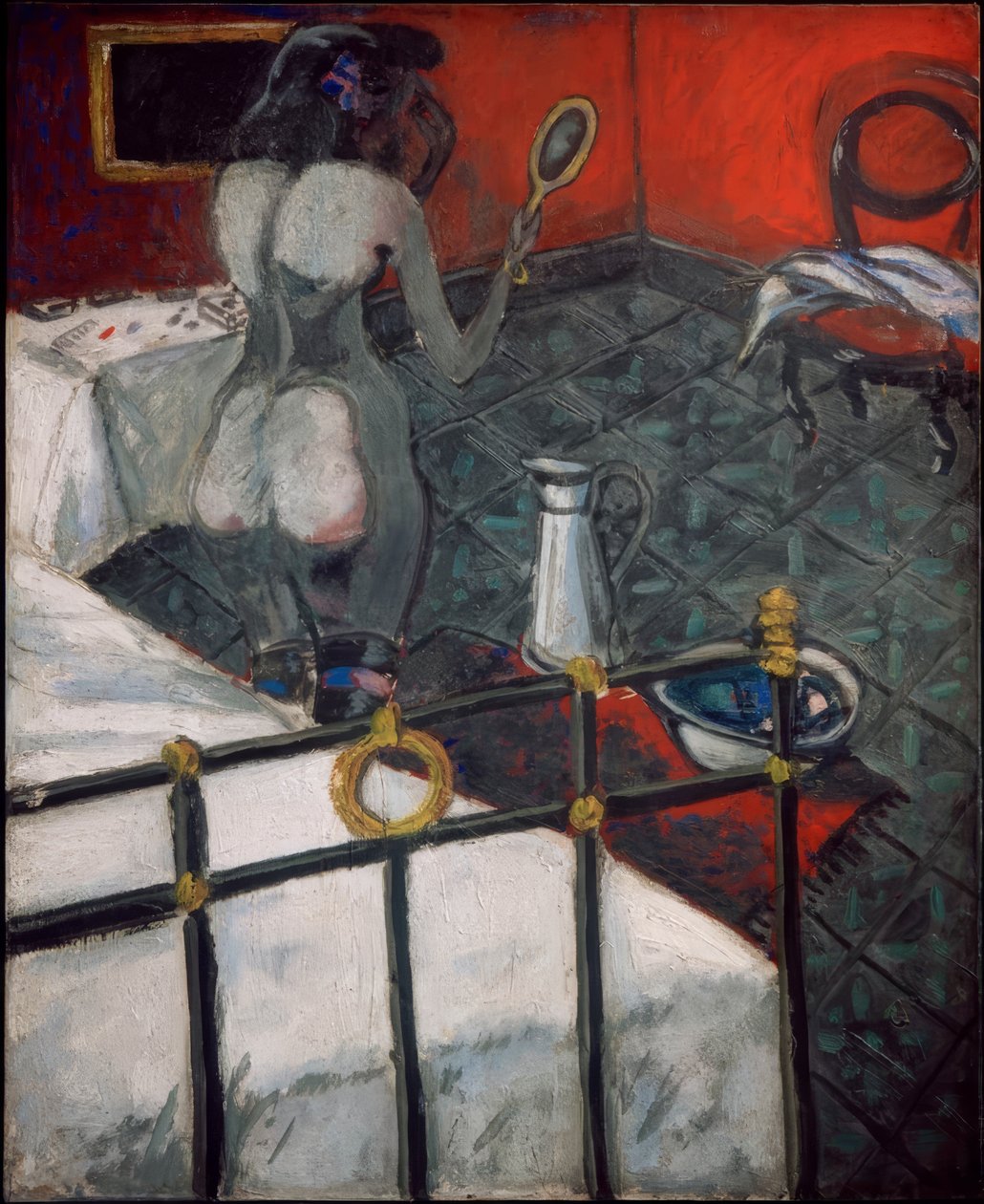 Nu com cama de cobre de Auguste Chabaud