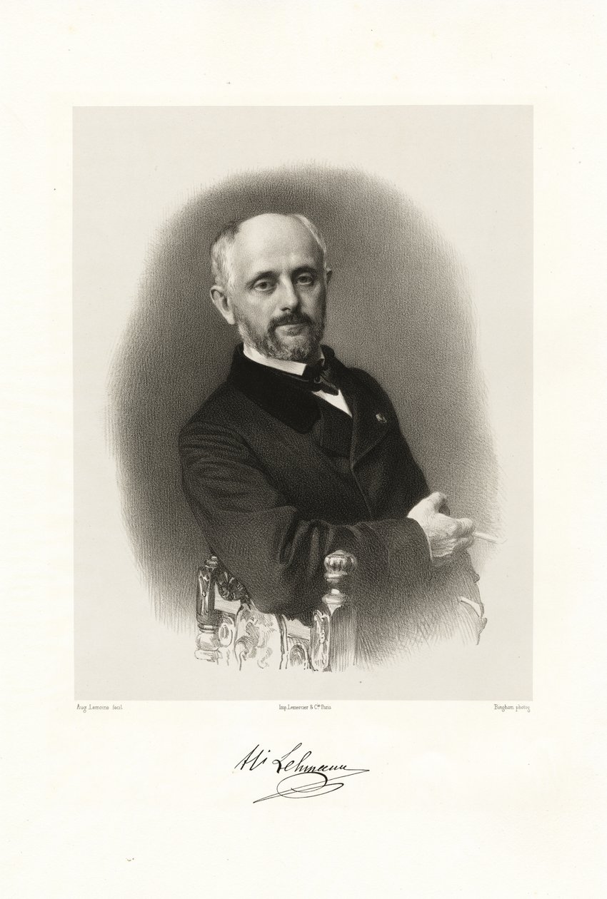 Henri Lehmann, 1865-66 de Auguste Charles Lemoine