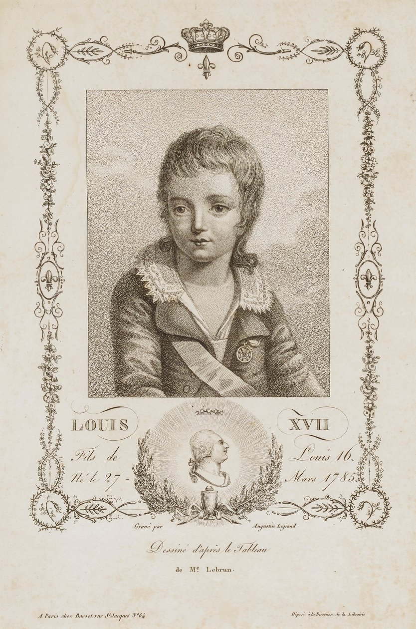 Luís XVII de Auguste Claude Simon Legrand