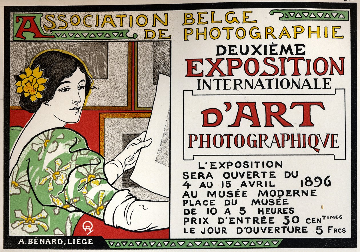 Exposição de arte fotográfica no Musee Moderne, Bruxelas de Auguste Donnay