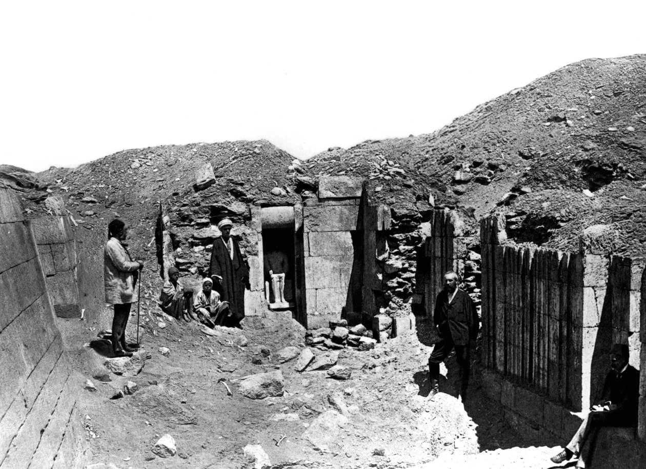 Memphis Saqqara, Egito, 1893 de Auguste Edouard Mariette