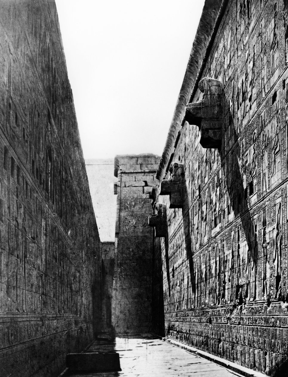 Templo Edfu, Egito, 1893 de Auguste Edouard Mariette