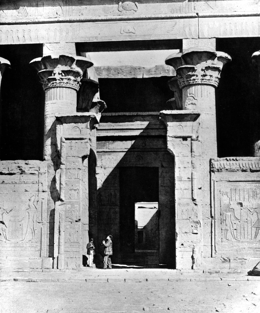 Templo Edfu, Egito, 1893 de Auguste Edouard Mariette