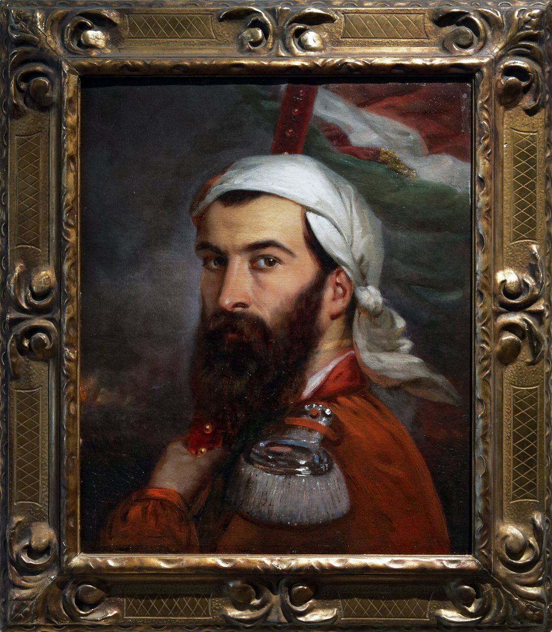 Giuseppe Garibaldi após a luta de Morazzone em 5 de agosto de 1848 de Auguste Estienne