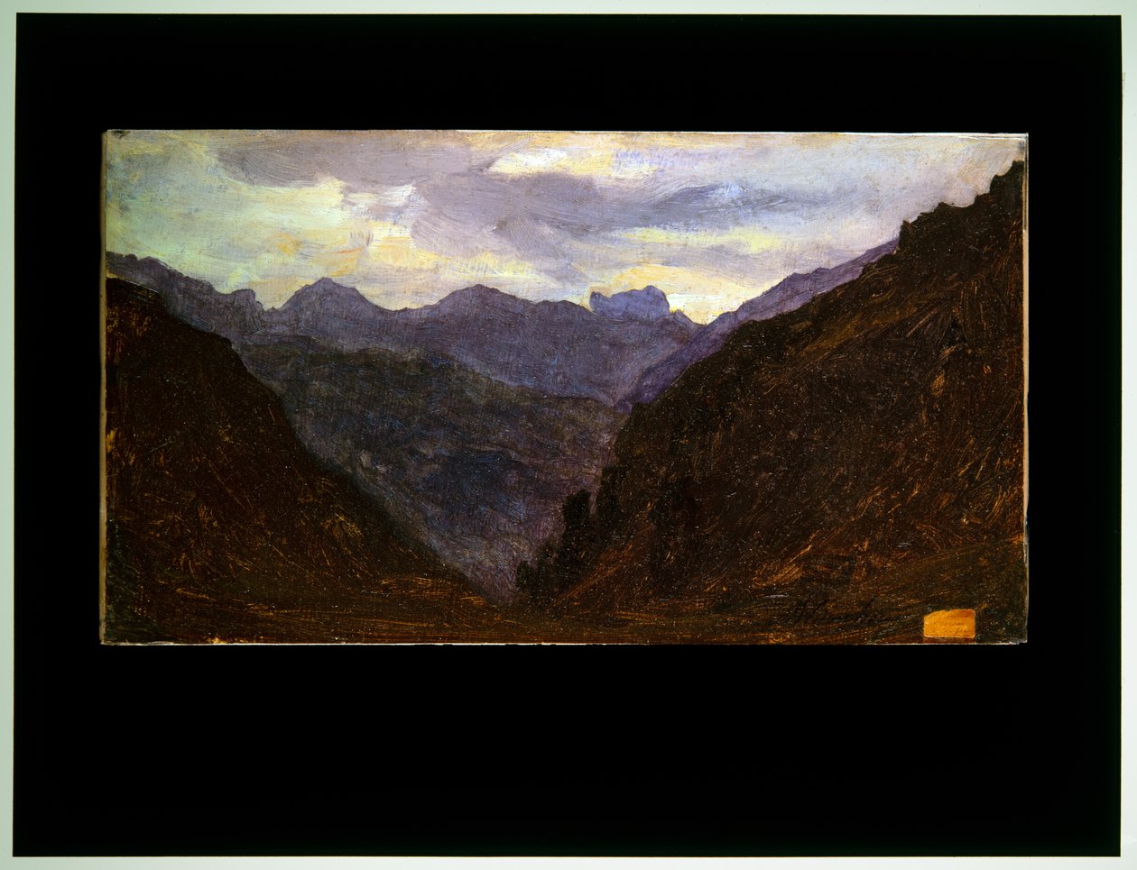 Duas paisagens de Auguste Francois Bonheur