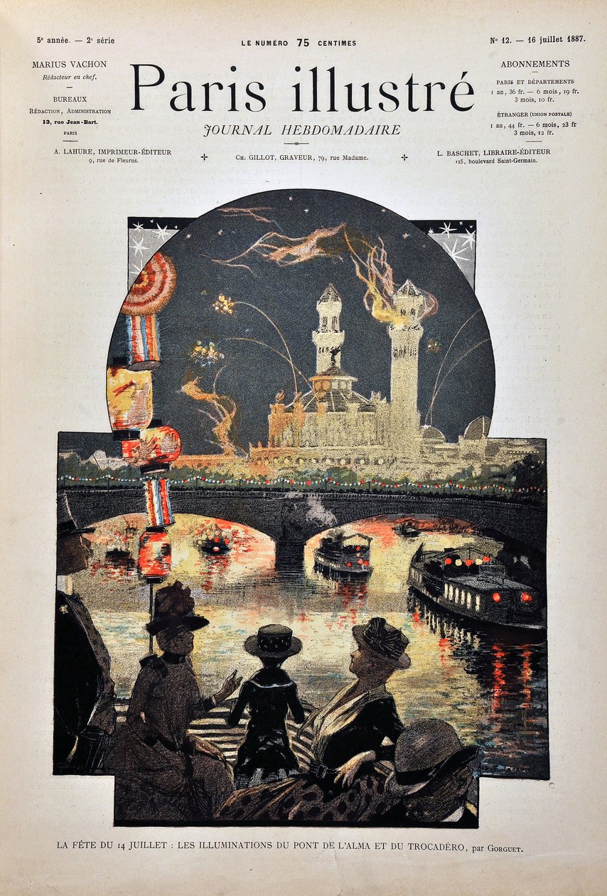 A festa de 14 de julho de Auguste Francois Gorguet
