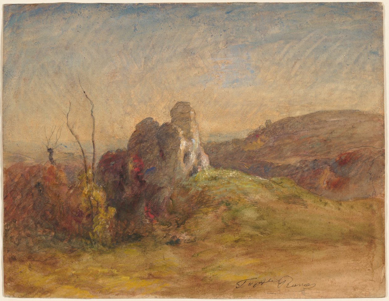 Paisagem, 1870-1884. de Auguste Francois Ravier