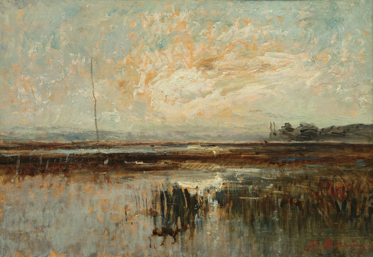 A lagoa de Aleva, Morestel de Auguste Francois Ravier