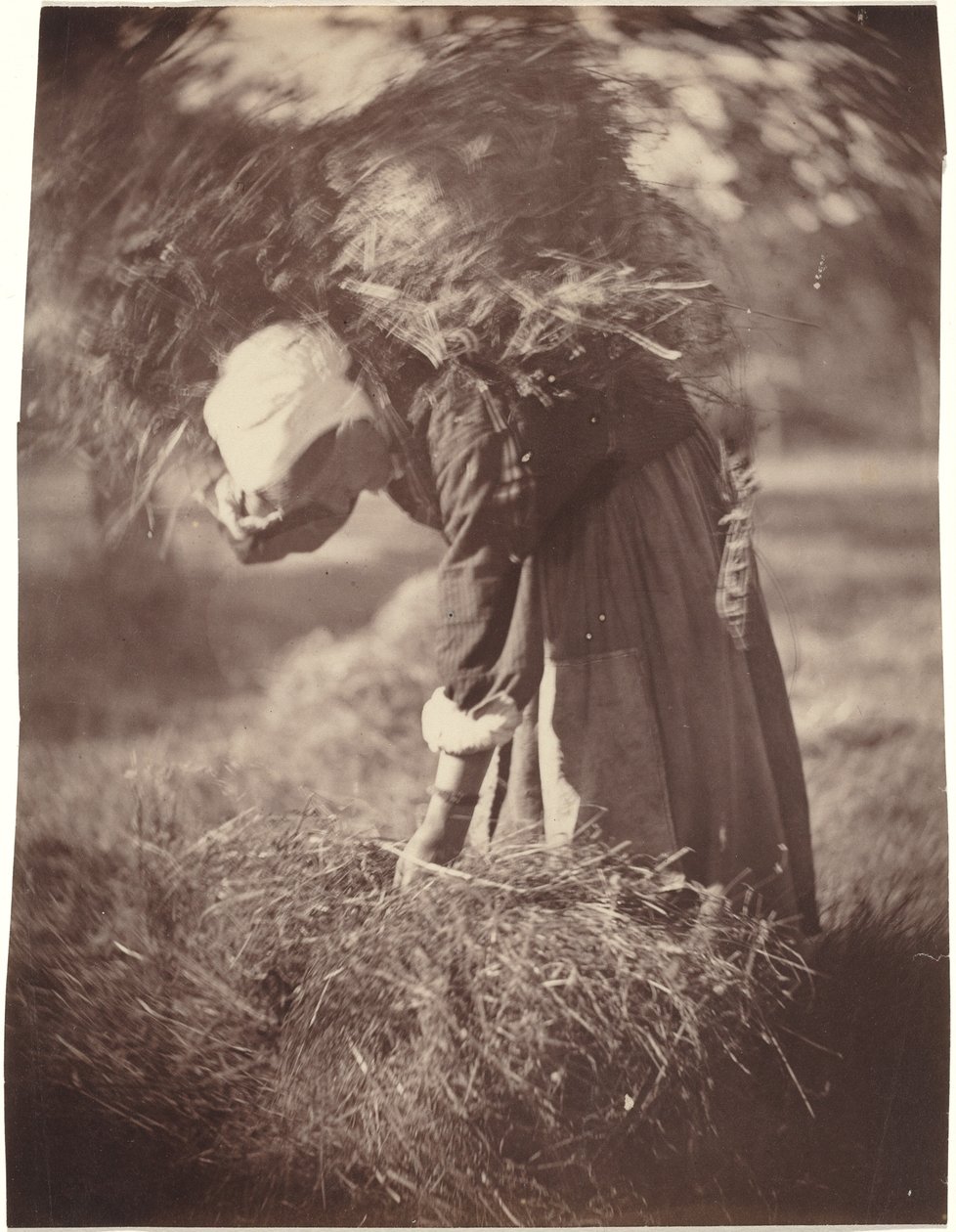 Camponês,c. 1870 (foto) de Auguste Giraudon