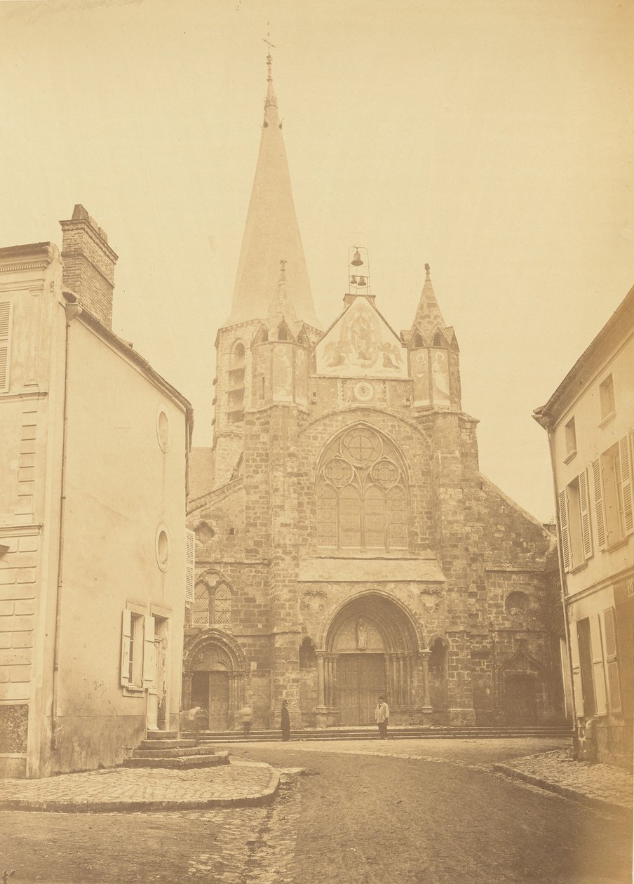 Igreja de Priseaux (Loiret) Perto da estação de Ce Nom de Auguste Hippolyte Collard