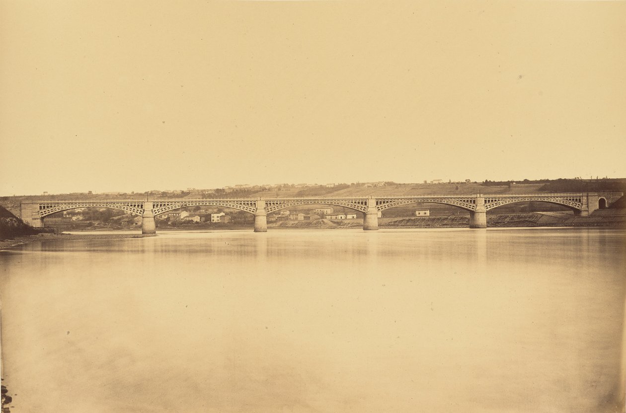 Ramal de Givors a Chasse, Viaduto sobre o Ródano de Auguste Hippolyte Collard