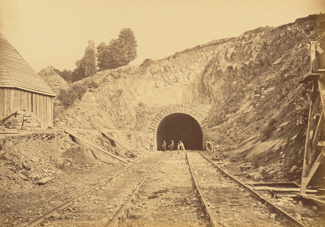 Entrada do Souterrain de Sauvage, Côté de Paris de Auguste Hippolyte Collard