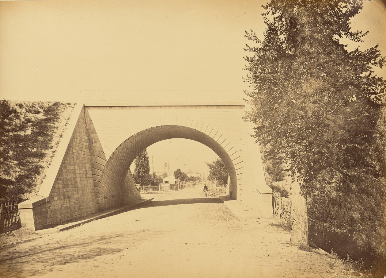 Viaduto da Route de Lyon à Montbrison em Montbrison de Auguste Hippolyte Collard