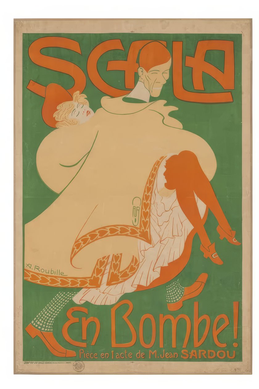 Scala. Em bomba, peça de J. Sardou de Auguste Jean Baptiste Roubille