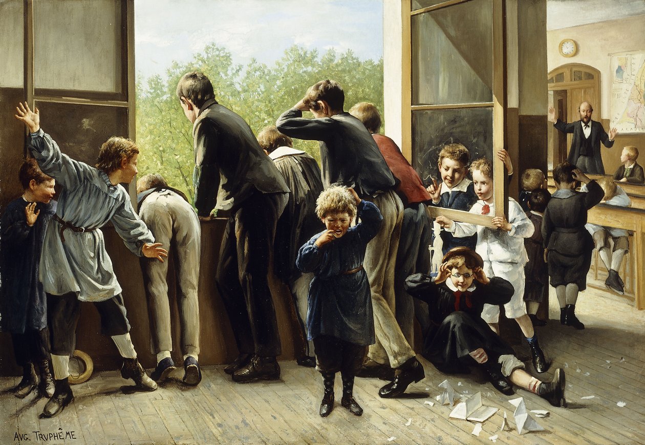 Os brincalhões da classe, de Auguste Joseph Trupheme