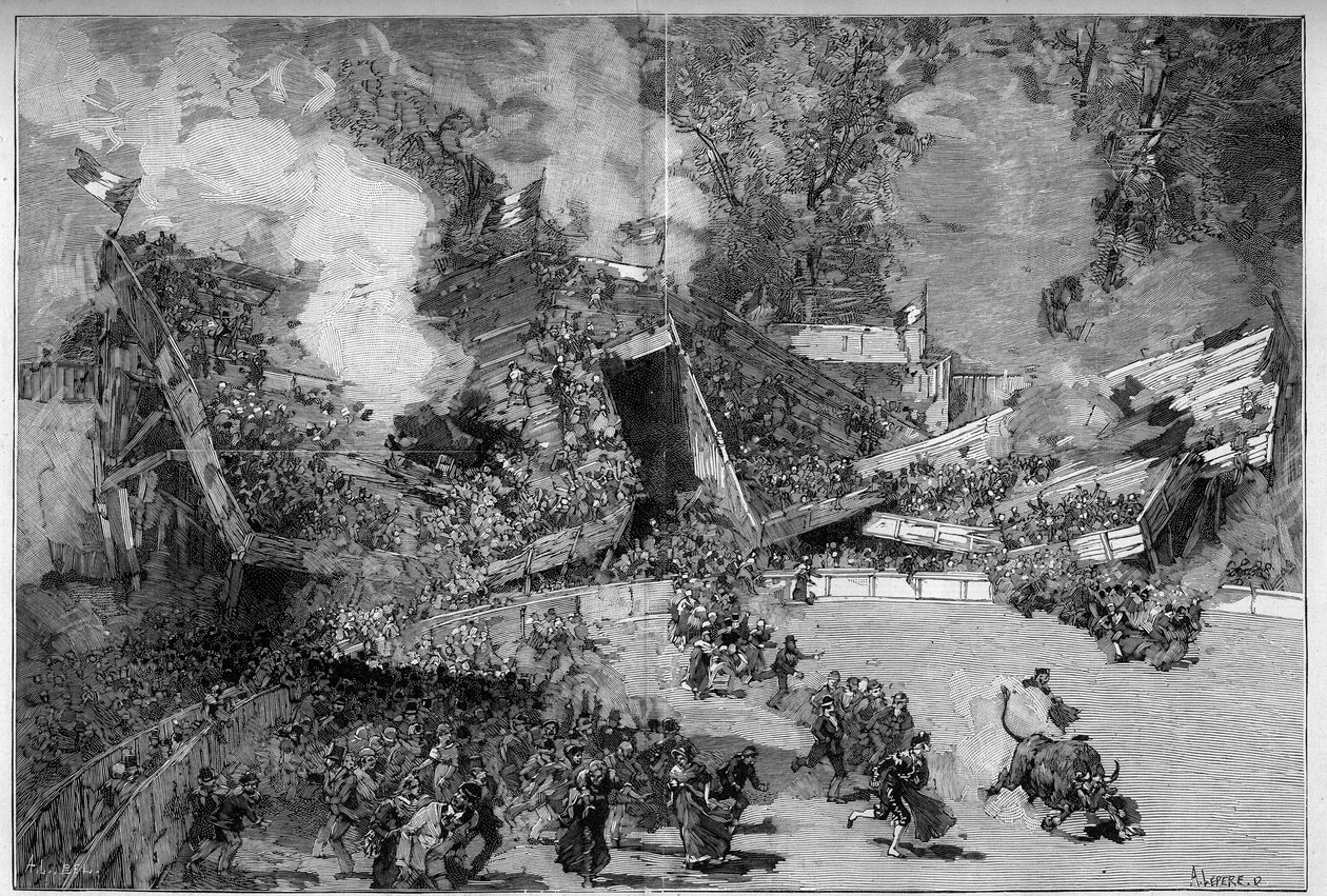 Desastre das arenas do Prado, Marselha de Auguste Lepere