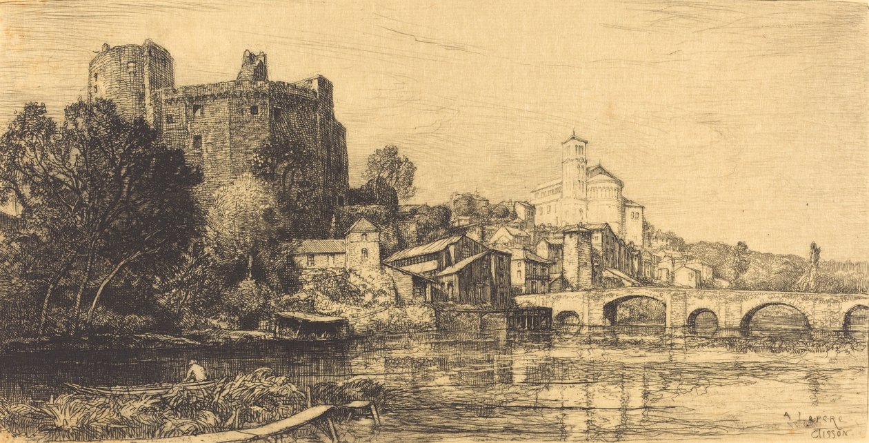 Clisson Baixo Loire, 1909. de Auguste Lepere