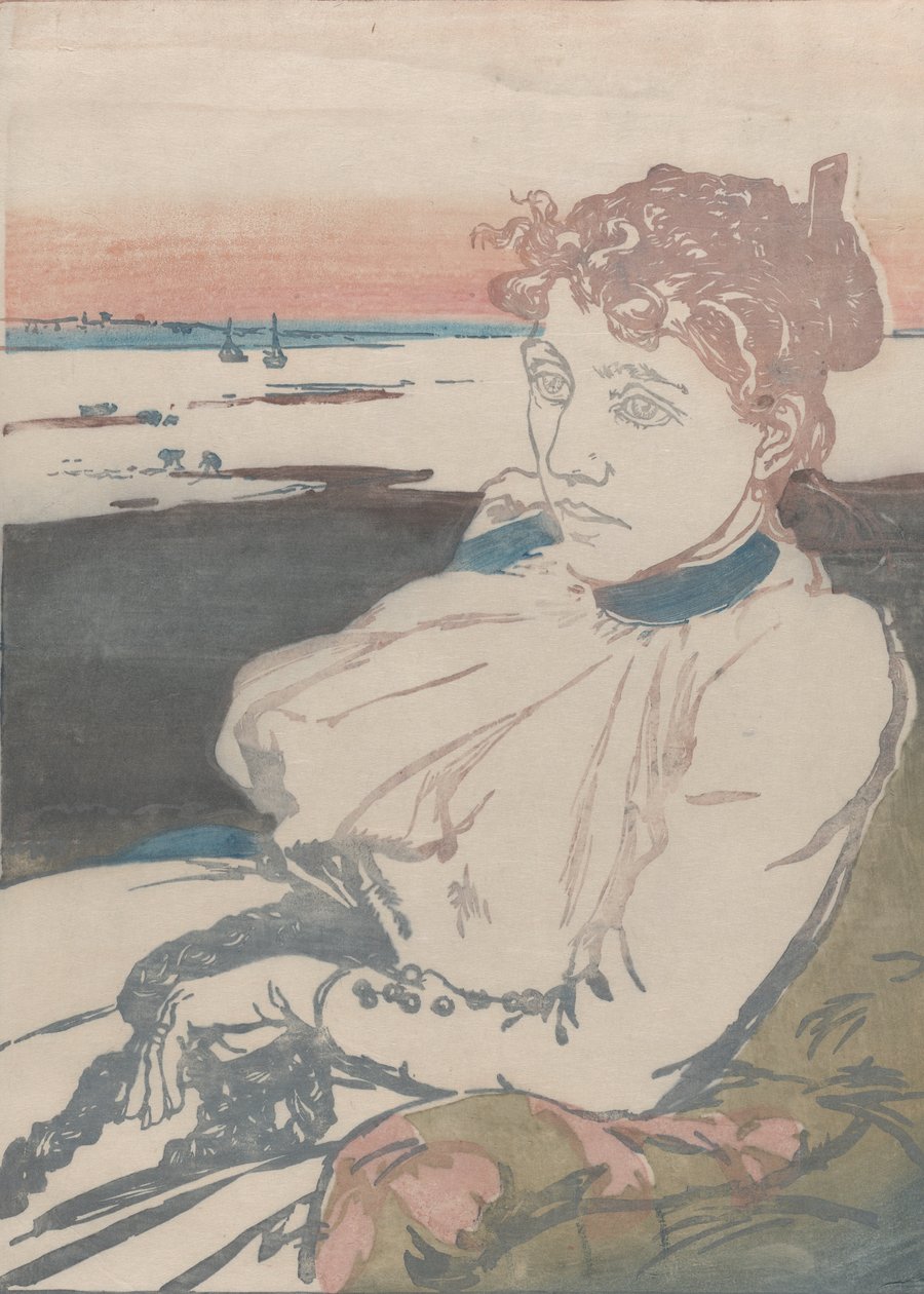 Convalescente, Mme Lepère, 1892. de Auguste Lepere