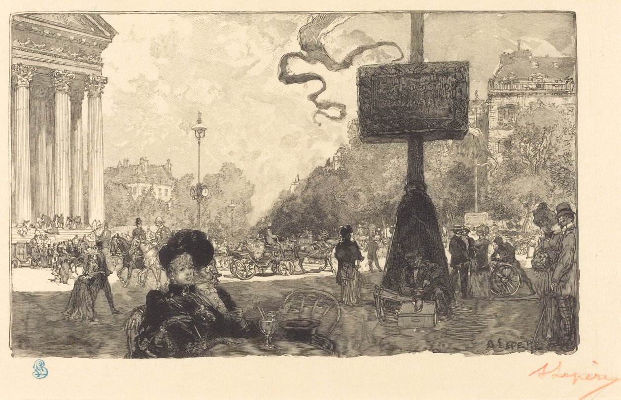 Esquina da Rue Royale de Auguste Lepere