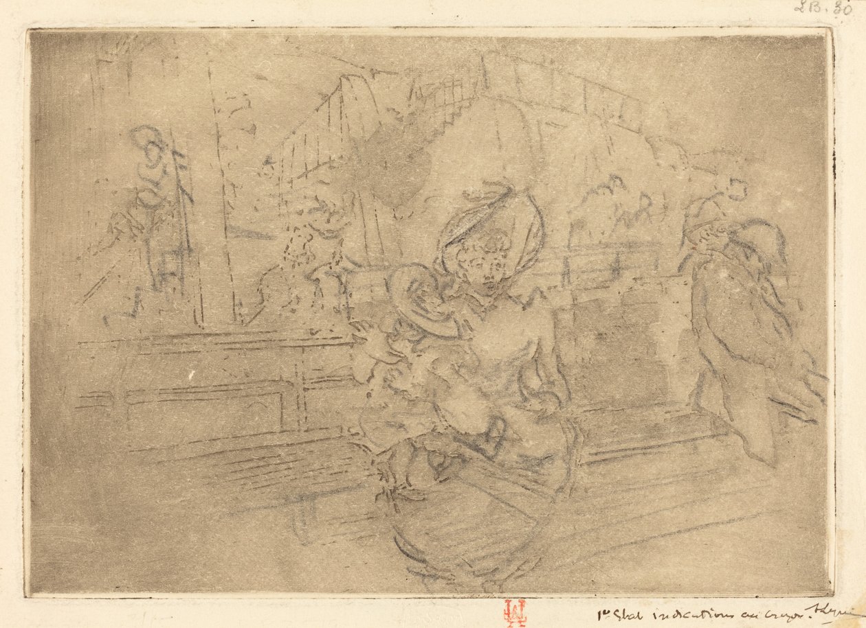 Partida para Greenwich (Depart pour Greenwich) de Auguste Lepere