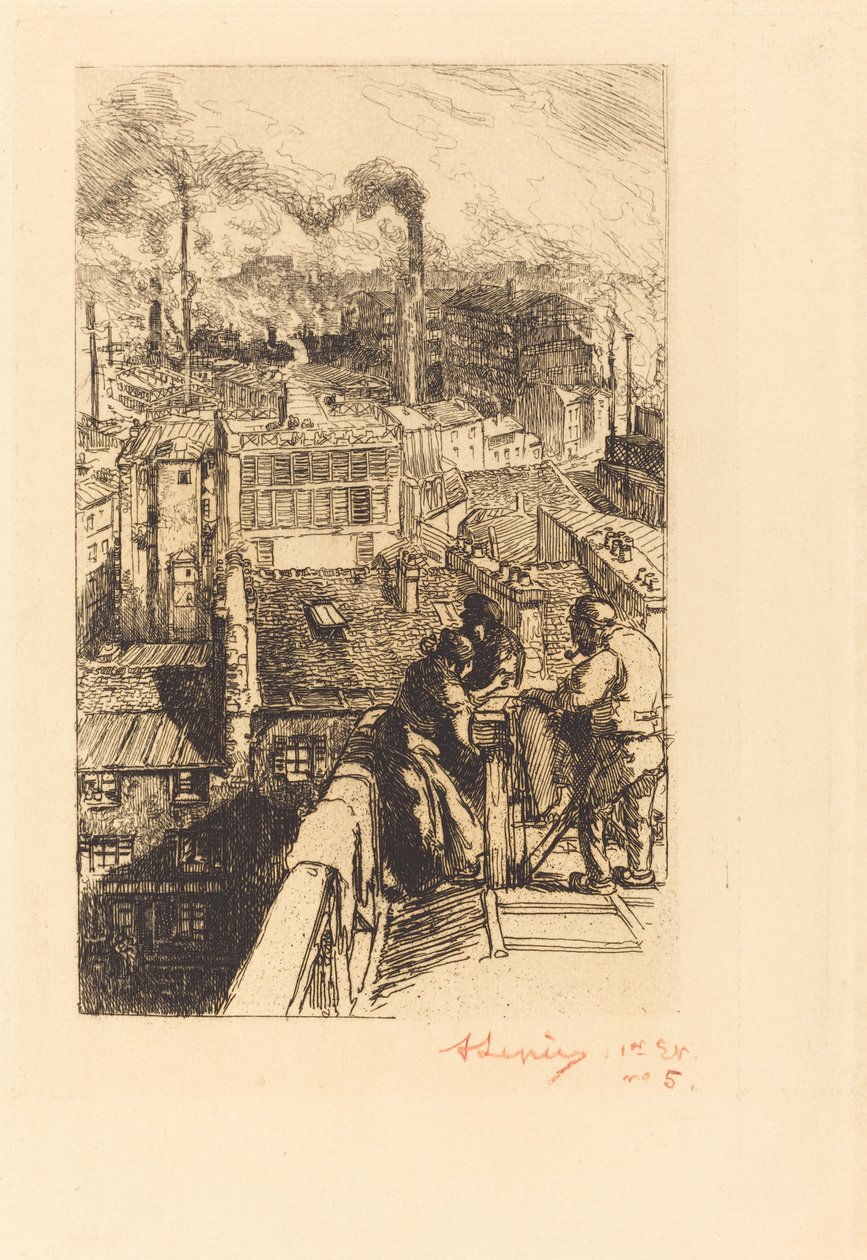 Bairro dos Gobelins de Auguste Lepere