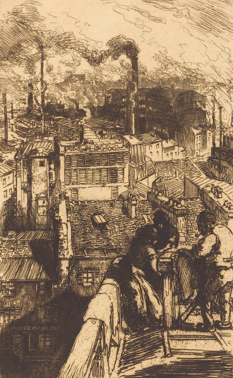 Bairro dos Gobelins O Bairro dos Gobelins, 1893. de Auguste Lepere