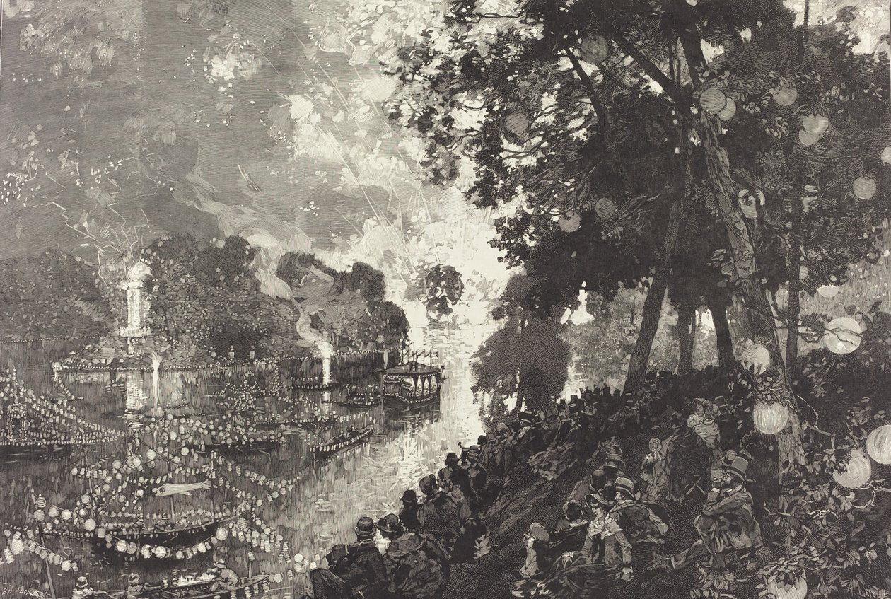 Neve em Paris. de Auguste Lepere