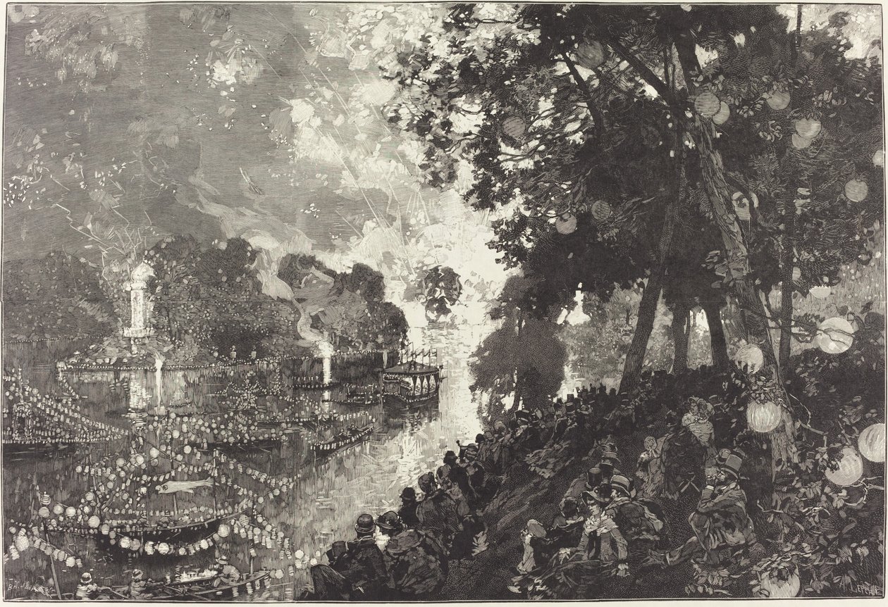 La Neige À Paris de Auguste Lepere